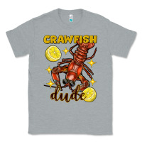 Heather Grey mardi gras crawfish dude Classic Tee - FaDigitalArtStudio