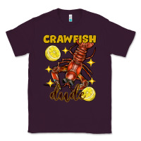 Plum mardi gras crawfish dude Classic Tee - FaDigitalArtStudio
