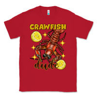 Red mardi gras crawfish dude Classic Tee - FaDigitalArtStudio