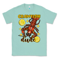 Seafoam mardi gras crawfish dude Classic Tee - FaDigitalArtStudio