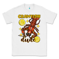 White mardi gras crawfish dude Classic Tee - FaDigitalArtStudio