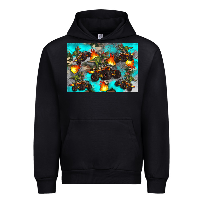 Dinosaur Monster Truck Urban Hoodie by Artiststas | Teevron