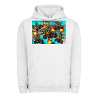 Pigment Lunar Rock Dinosaur monster truck Urban Hoodie - Artiststas