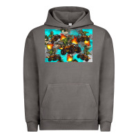 Pigment Tornado Dinosaur monster truck Urban Hoodie - Artiststas
