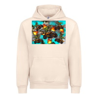 Sandshell Dinosaur monster truck Urban Hoodie - Artiststas
