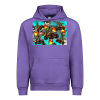 Tulip Dinosaur monster truck Urban Hoodie - Artiststas