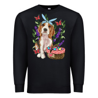 Black Easter Beagle Premium Sweatshirt - RanaPortraitStore