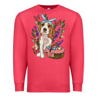 Cardinal Easter Beagle Premium Sweatshirt - RanaPortraitStore