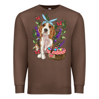 Chestnut Easter Beagle Premium Sweatshirt - RanaPortraitStore