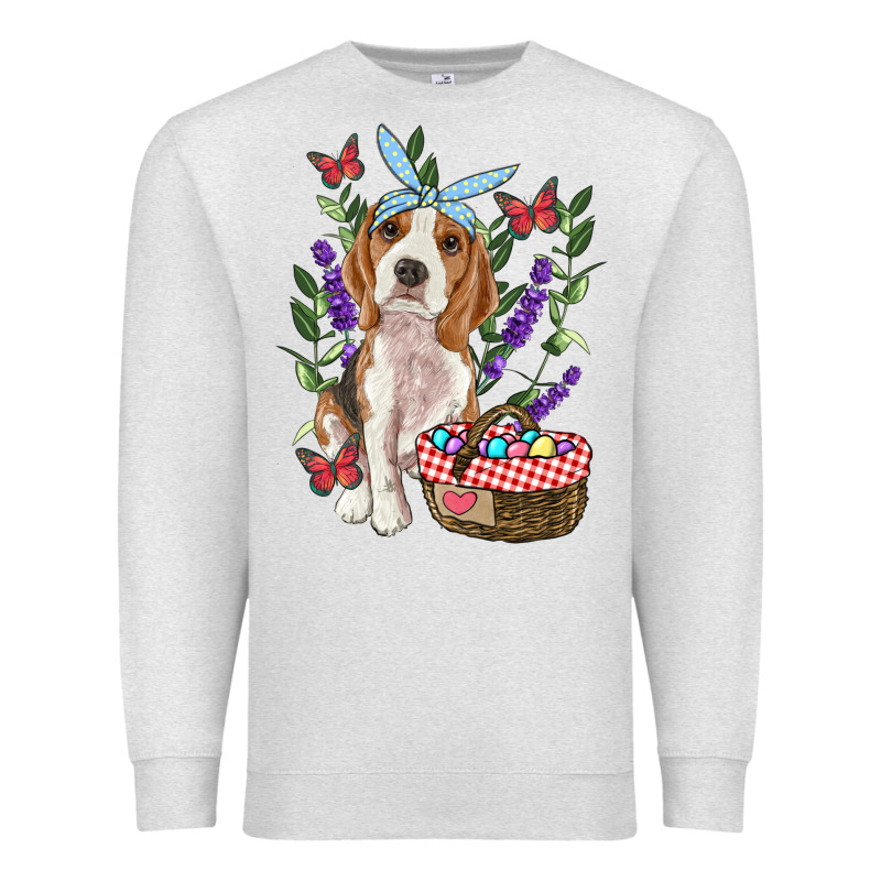 Easter Beagle Premium Sweatshirt by RanaPortraitStore | Teevron