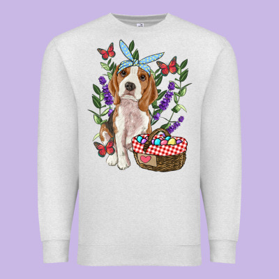 Premium Sweatshirt Easter Beagle