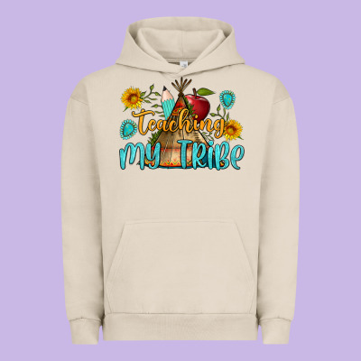 Teaching My Tribe Urban Hoodie Designed By Bundleandbundleshop