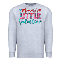 Heather Grey momys little valentine Premium Sweatshirt - texasbilliewilder
