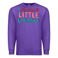 Purple momys little valentine Premium Sweatshirt - texasbilliewilder