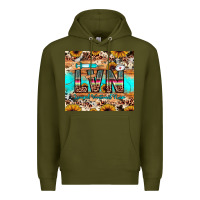 Army Green lvn licensed vocational nurse Premium Hoodie - JahusDesignShop