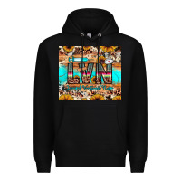 Black lvn licensed vocational nurse Premium Hoodie - JahusDesignShop