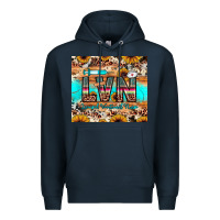 Navy lvn licensed vocational nurse Premium Hoodie - JahusDesignShop