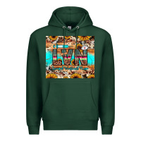 Sports Green lvn licensed vocational nurse Premium Hoodie - JahusDesignShop