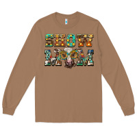 Toasted Coconut show mom brown calf eye glasses Long Sleeve Tee - BarkalooDesign