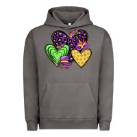 Pigment Tornado hearts mardi gras Urban Hoodie - JahusDesignShop