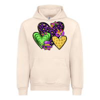 Sandshell hearts mardi gras Urban Hoodie - JahusDesignShop