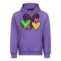 Tulip hearts mardi gras Urban Hoodie - JahusDesignShop