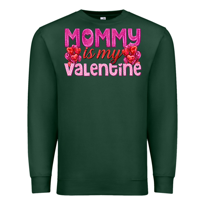 Mommy Is Valentine Premium Sweatshirt by texasbilliewilder | Teevron