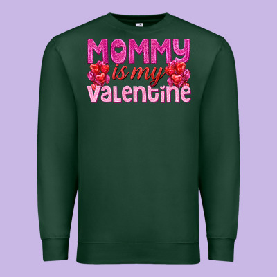 Premium Sweatshirt mommy is valentine