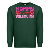 Sports Green mommy is valentine Premium Sweatshirt - texasbilliewilder