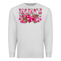 Dove Grey valentines day mamas boy Premium Sweatshirt - texasbilliewilder