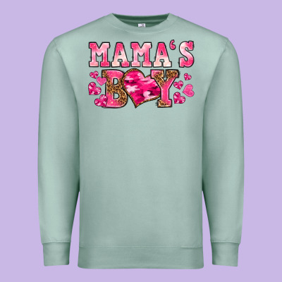 Premium Sweatshirt valentines day mamas boy