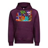 Mauve Wine it's in my dna Urban Hoodie - AdoDesignShop
