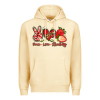 Pina Colada peace love strawberry Premium Hoodie - Artiststas
