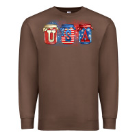 Chestnut usa mason jars Premium Sweatshirt - Zillion Design Studio