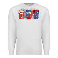 Oatmeal Heather usa mason jars Premium Sweatshirt - Zillion Design Studio
