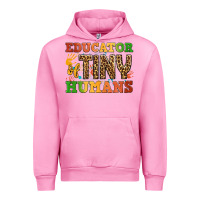 Fuchsia Pink educator of tiny humans Urban Hoodie - BundleAndBundleShop