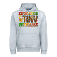 Heather Grey educator of tiny humans Urban Hoodie - BundleAndBundleShop