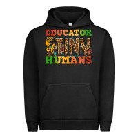 Pigment Black educator of tiny humans Urban Hoodie - BundleAndBundleShop