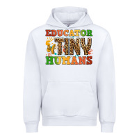 White educator of tiny humans Urban Hoodie - BundleAndBundleShop
