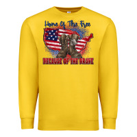 Lemon home of the free because of the brave Premium Sweatshirt - Zillion Design Studio