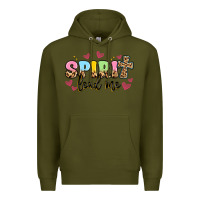 Army Green spirit lead me Premium Hoodie - Artiststas