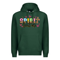 Sports Green spirit lead me Premium Hoodie - Artiststas