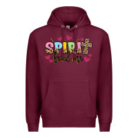 Burgundy spirit lead me Premium Hoodie - Artiststas