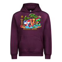 Mauve Wine love dominican republic Urban Hoodie - AdoDesignShop