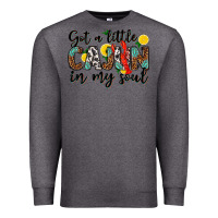 Charcoal Heather got a little cajun in my soul Premium Sweatshirt - texasbilliewilder