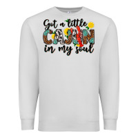 Dove Grey got a little cajun in my soul Premium Sweatshirt - texasbilliewilder