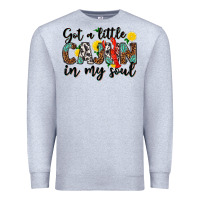 Heather Grey got a little cajun in my soul Premium Sweatshirt - texasbilliewilder