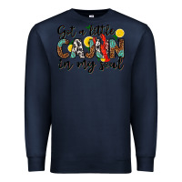Navy got a little cajun in my soul Premium Sweatshirt - texasbilliewilder