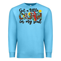 Ocean Blue got a little cajun in my soul Premium Sweatshirt - texasbilliewilder