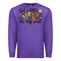 Purple got a little cajun in my soul Premium Sweatshirt - texasbilliewilder